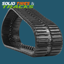 18" CTL Rubber Track 450x86x52 - Heavy Duty Multi-Bar Pattern